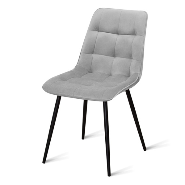 Стул B105 (B105 LIGHT GREY VL08, BK)